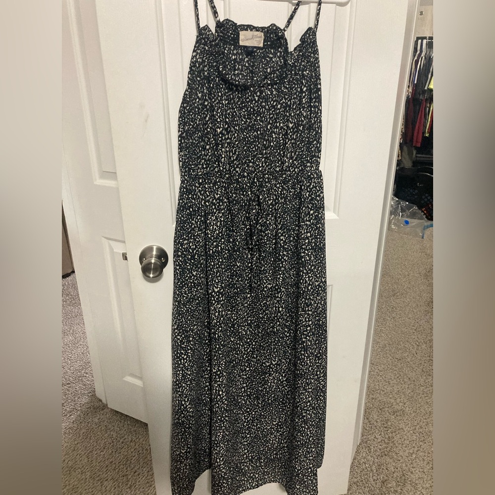 Universal Thread Black and White Maxi Dress